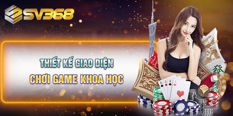 Thiết kế giao diện chơi game khoa học